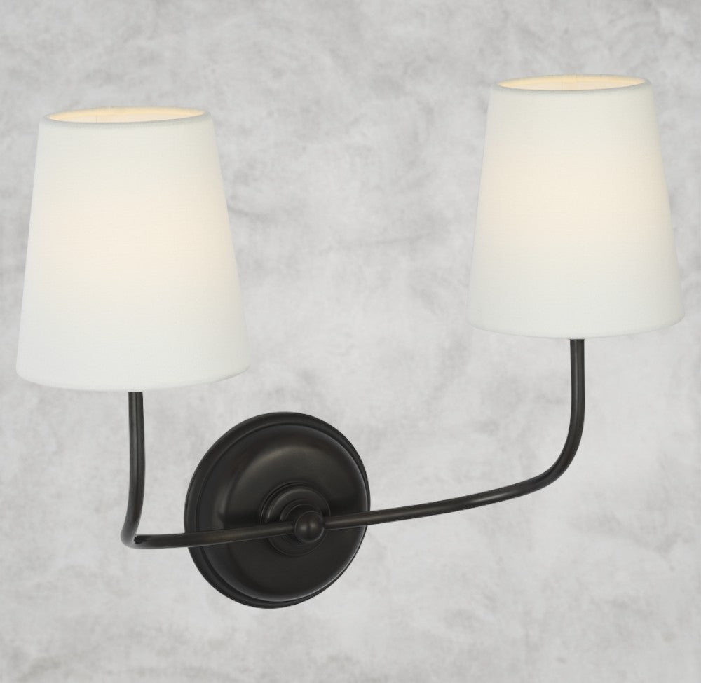 Vendome 16" Cordless Double Sconce